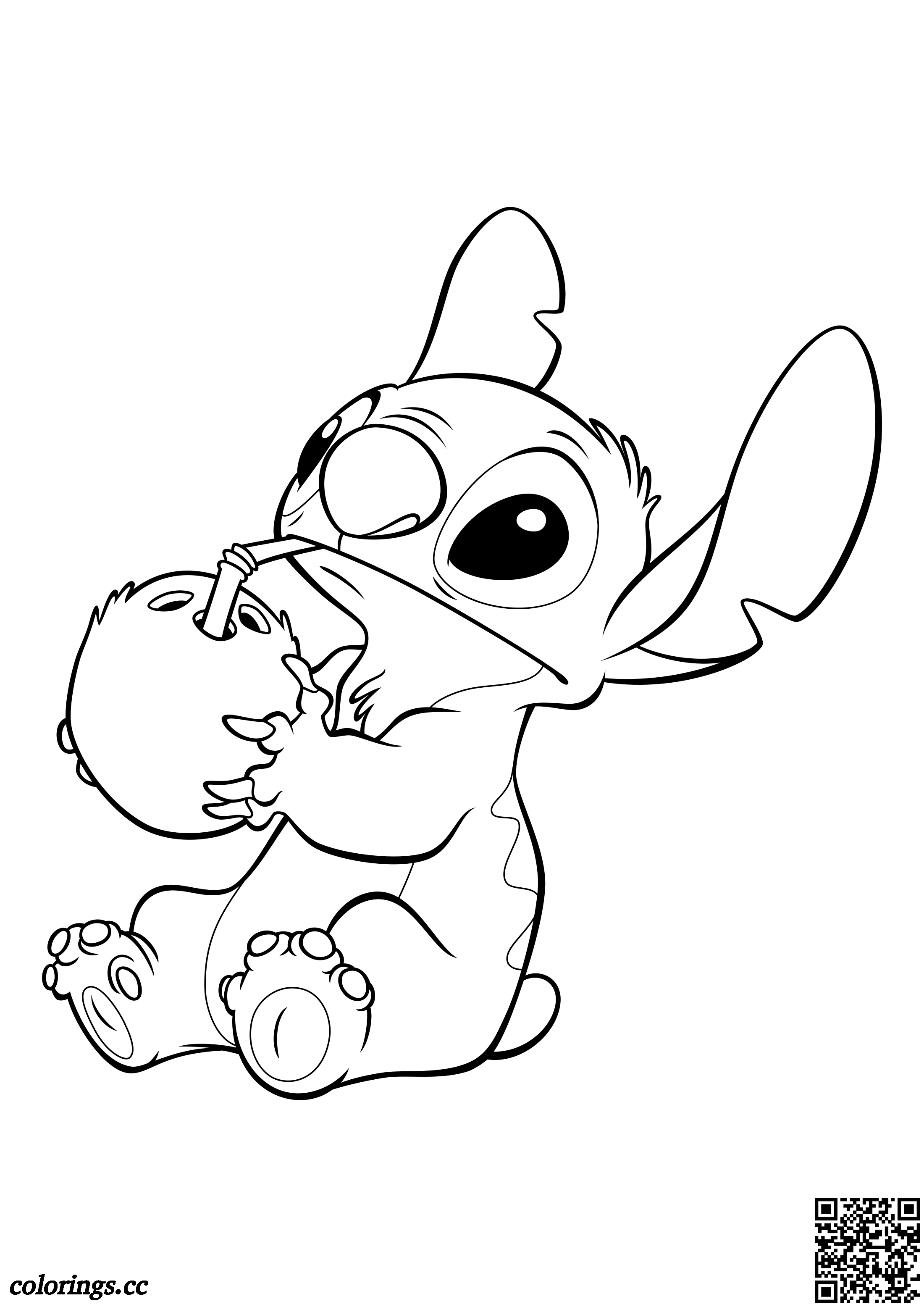 47+ Best of Stitch Coloring Pages Free Printable