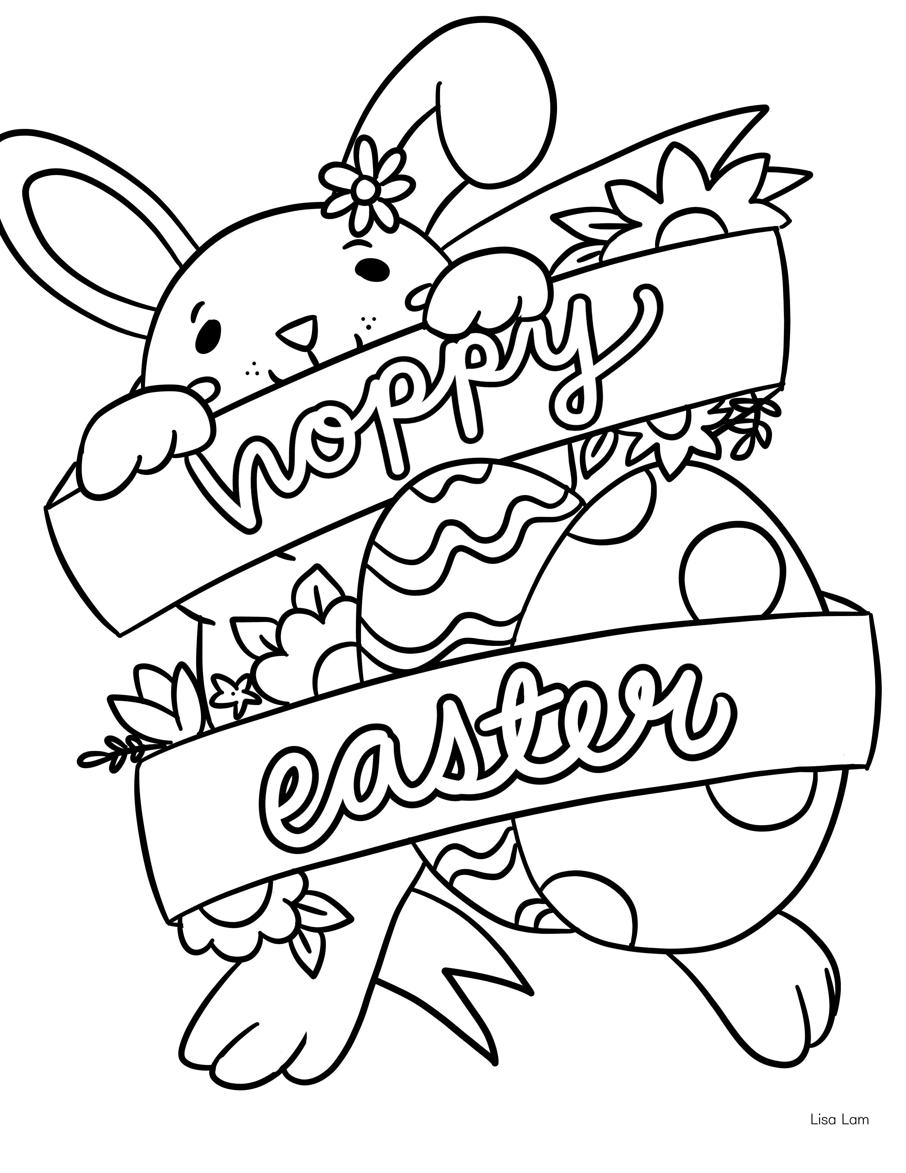 31+ Top Bunny Coloring Pages Book Pages