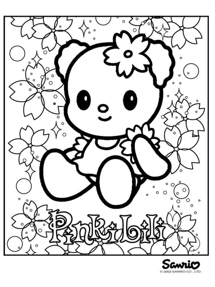 43+ Top Sanrio Coloring Sheets Colored
