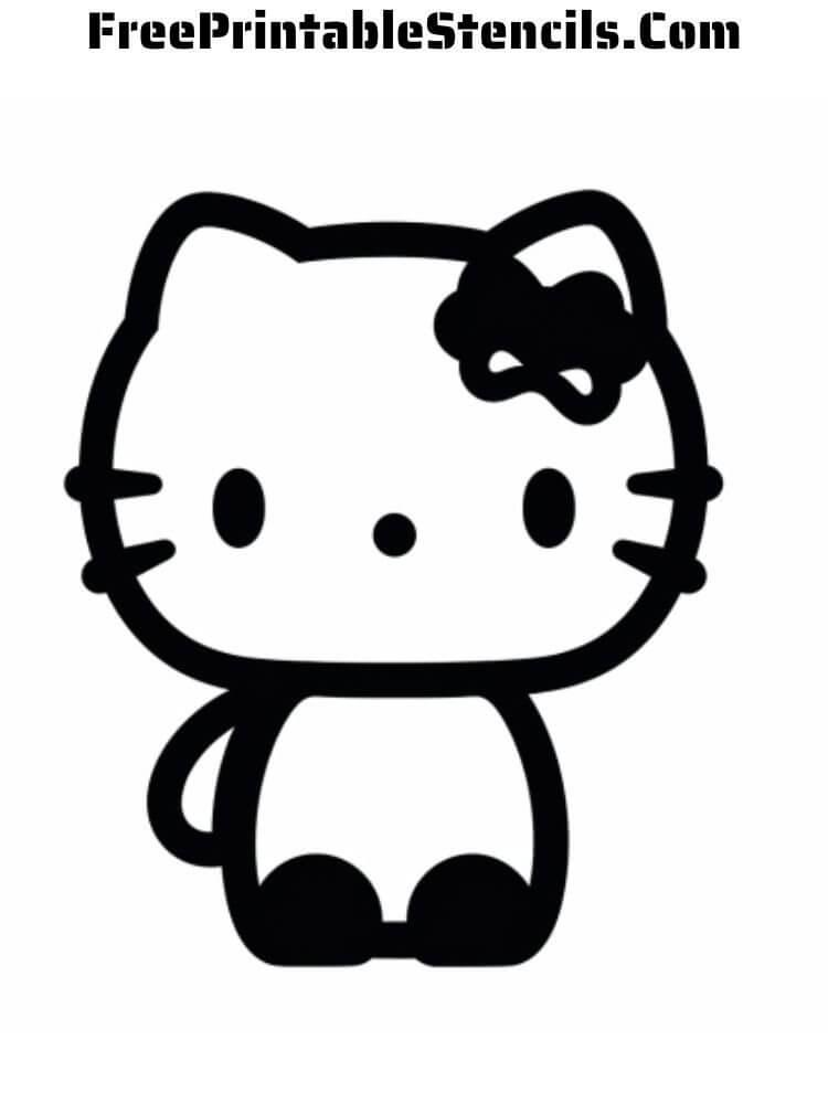 38+ Free Hello Kitty Outline for Kids