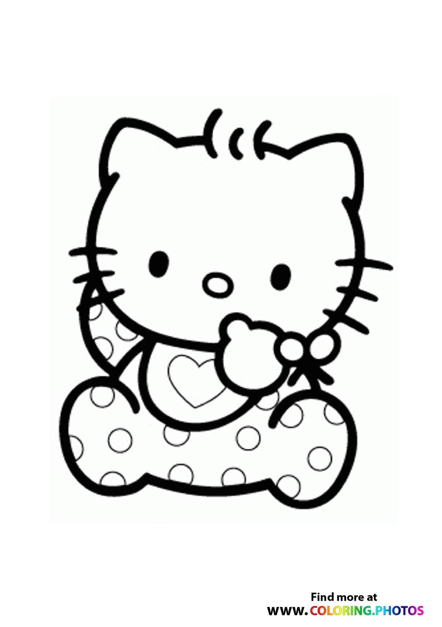 10 Adorable Hello Kitty Baby Coloring Pages for Little Ones