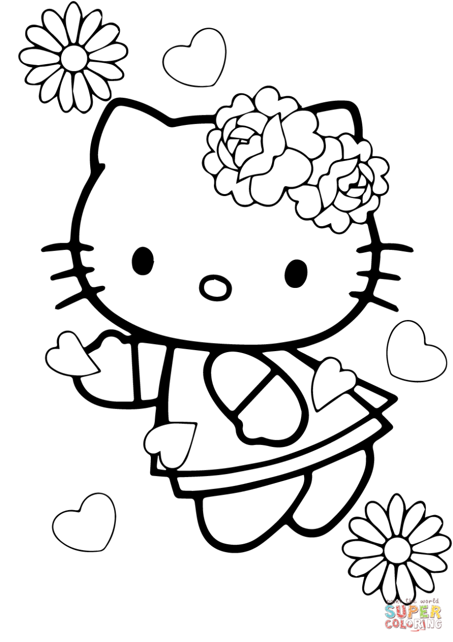 10 Hello Kitty Coloring Pages for a Purrfectly Cute Time