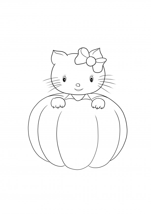 10 Fall Hello Kitty Coloring Pages to Celebrate the Season