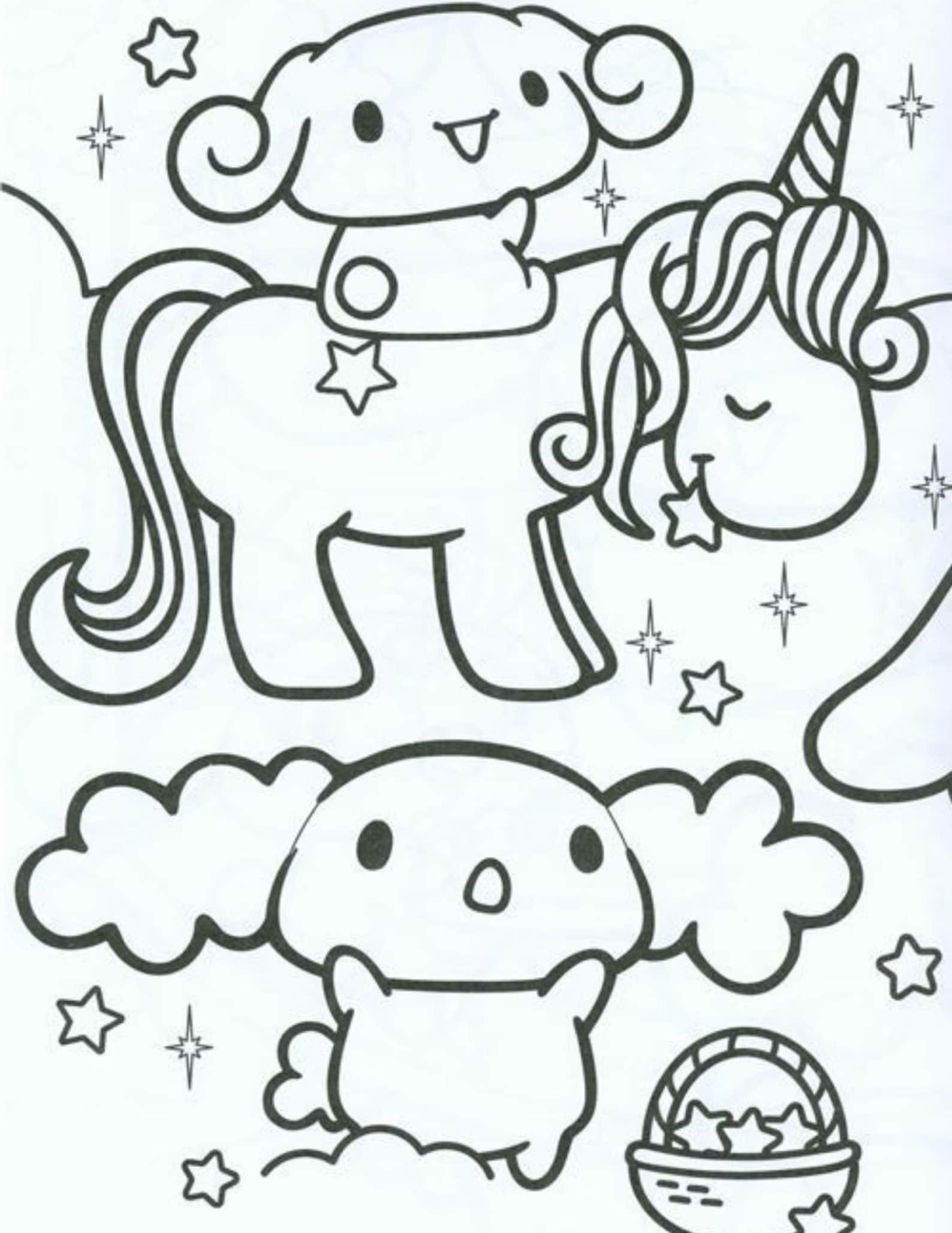 45+ Free Kawaii Coloring PDF Printable