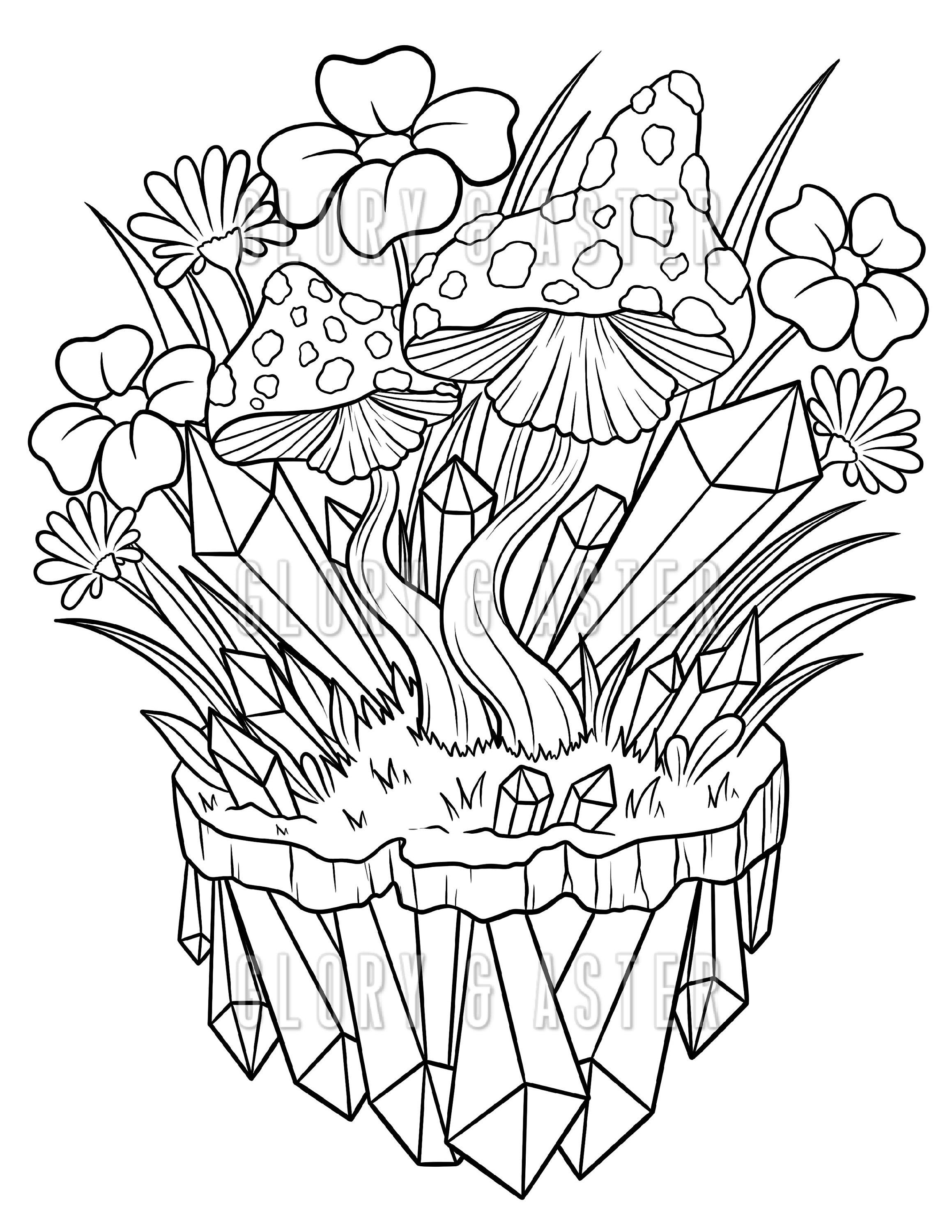 37+ Printable Hello Kitty Coloring Pages Mushroom Sheets Printables