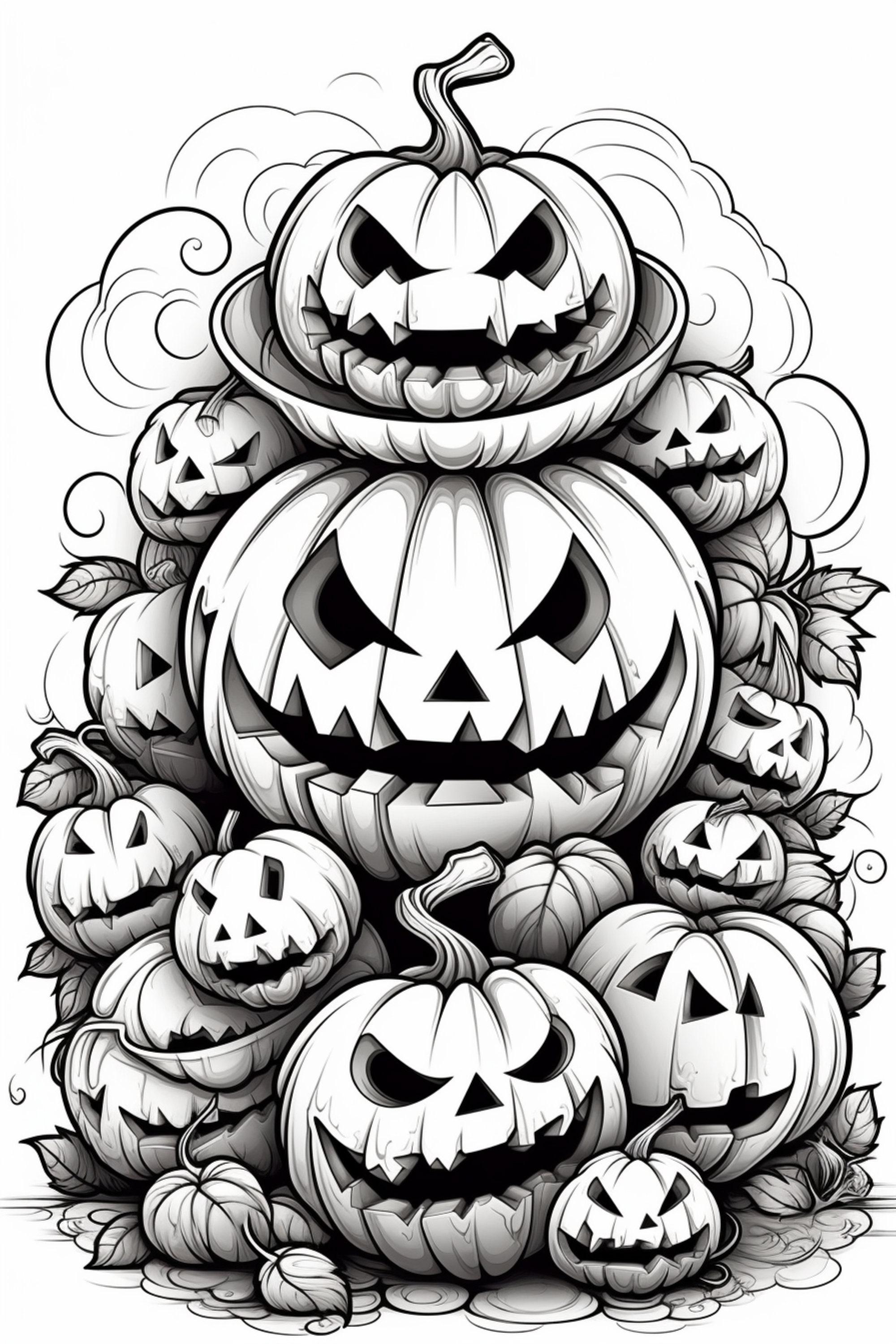 32+ Free Halloween Coloring Pages Book Pages