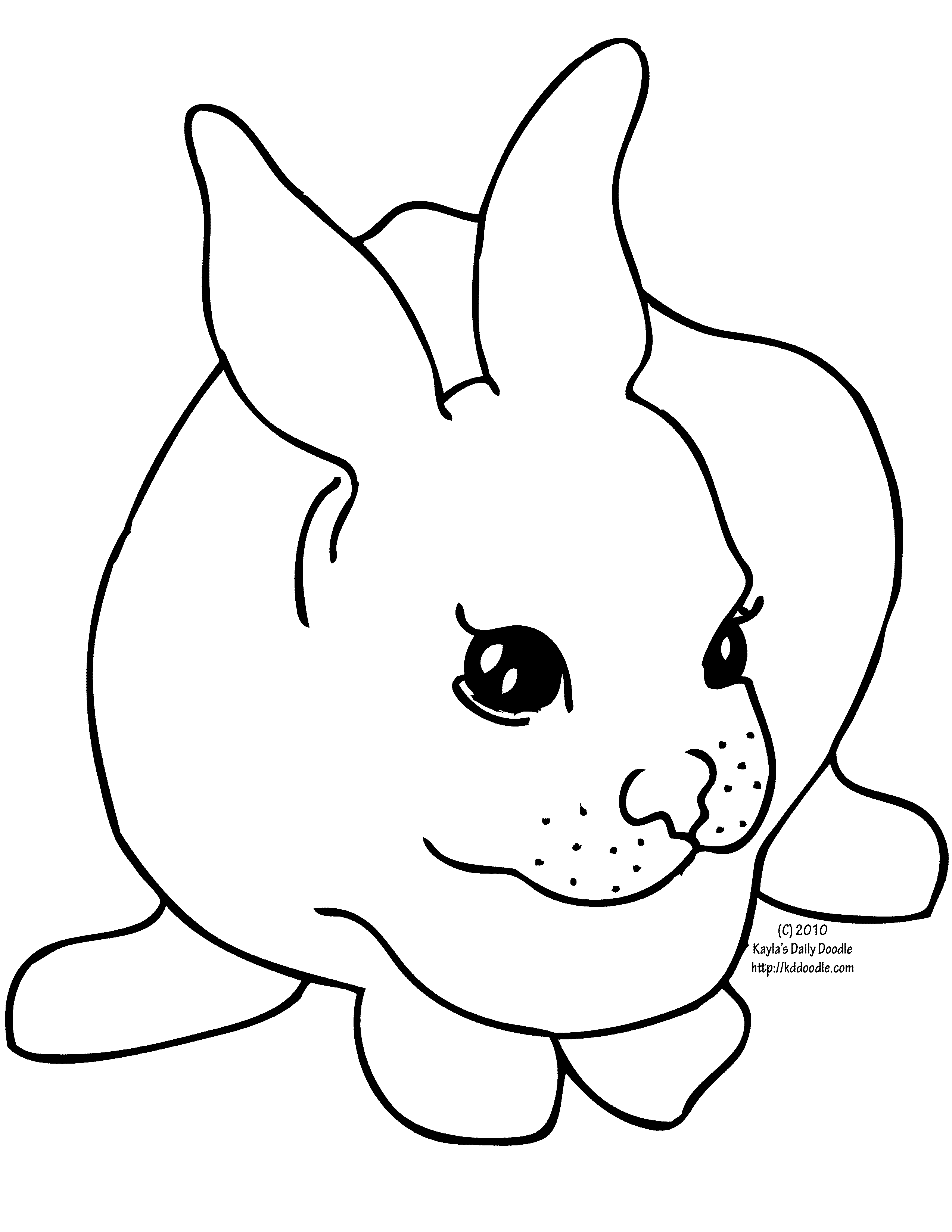 32+ Download Bunny Coloring Pages Free Printable