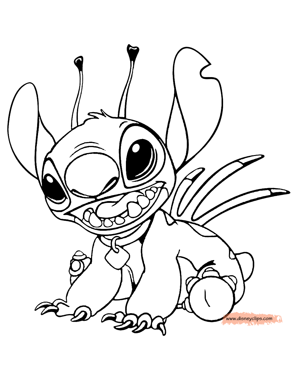 36+ Best of Stitch Coloring Pages for Kids