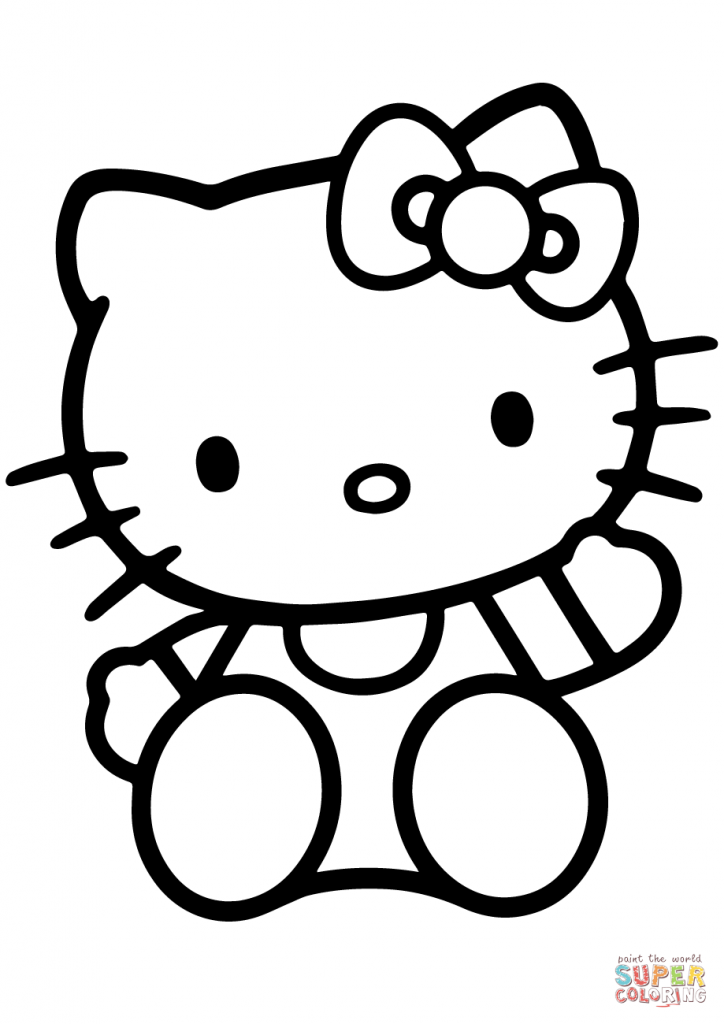 100 Free Printable Hello Kitty Coloring Pages