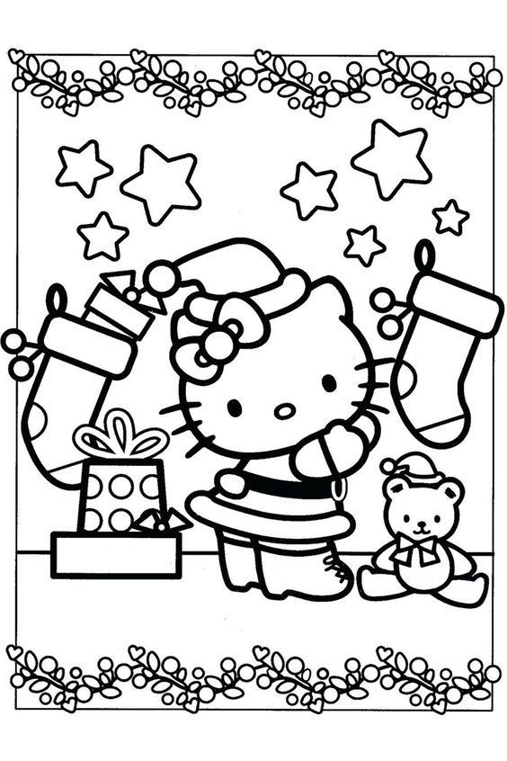 100 Hello Kitty Coloring Pages For Kids Coloring pages #coloringpages Coloring