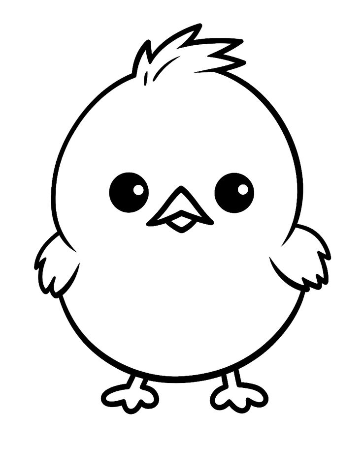 30 Cute Chick Free Printable Coloring Pages 11