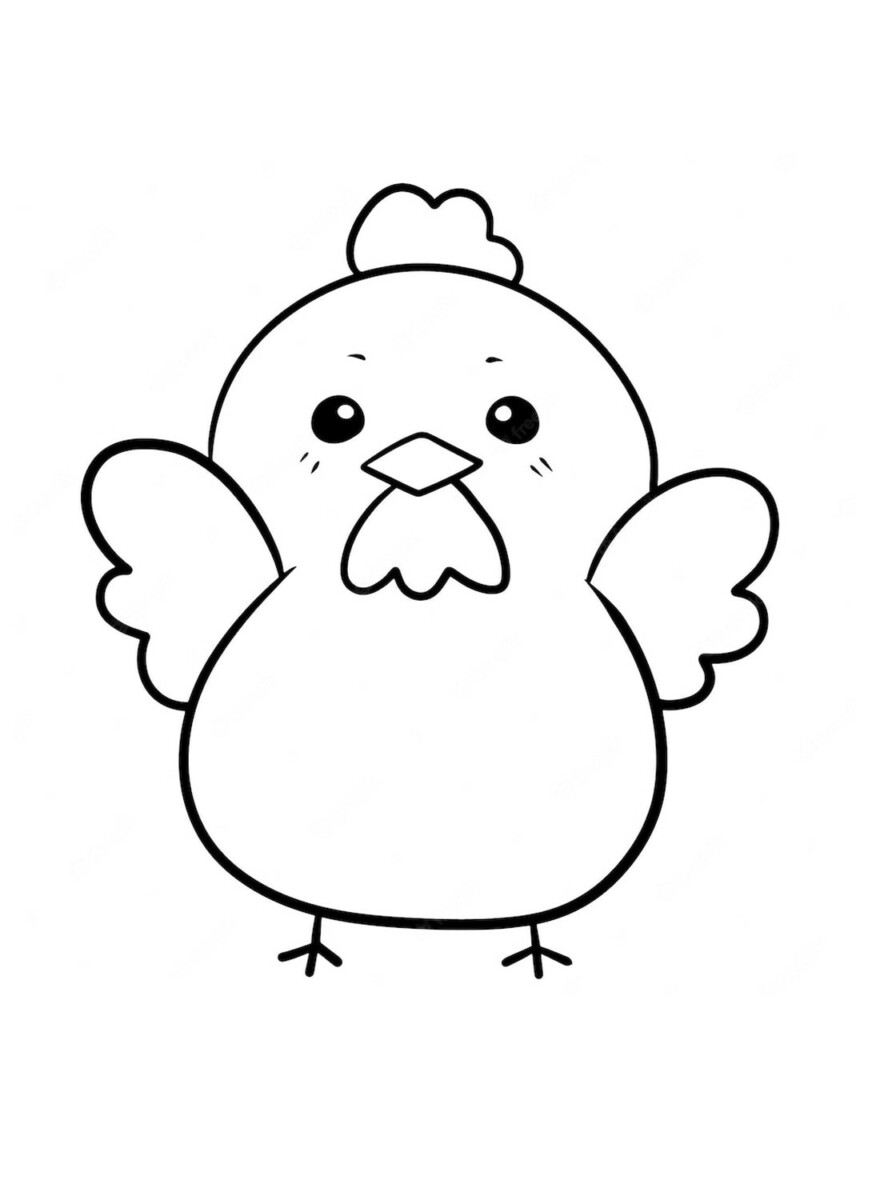 30 Cute Chick Free Printable Coloring Pages 20