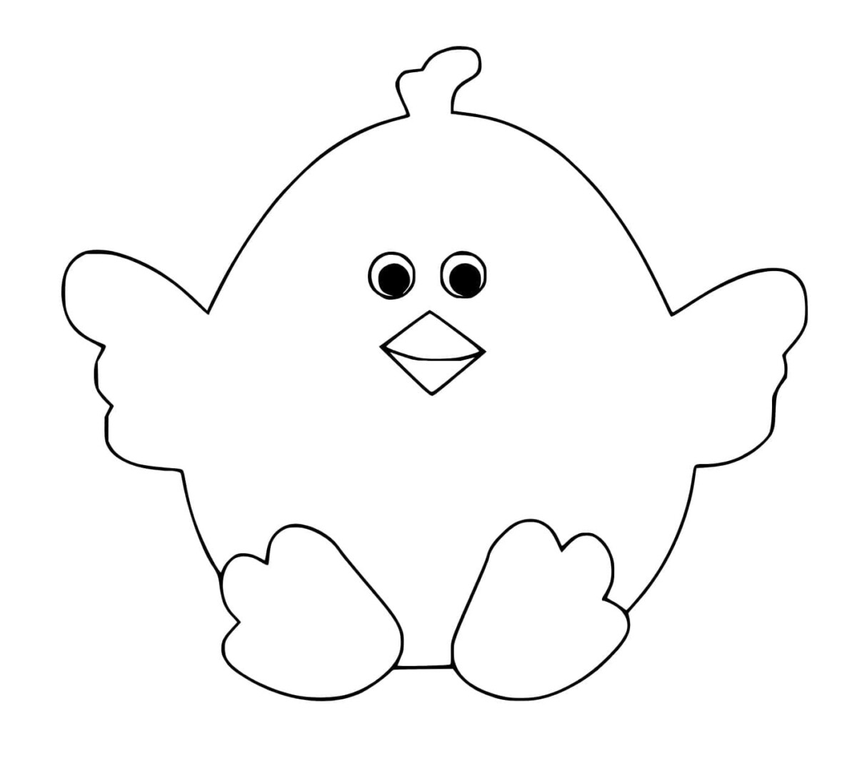 30 Cute Chick Free Printable Coloring Pages 21