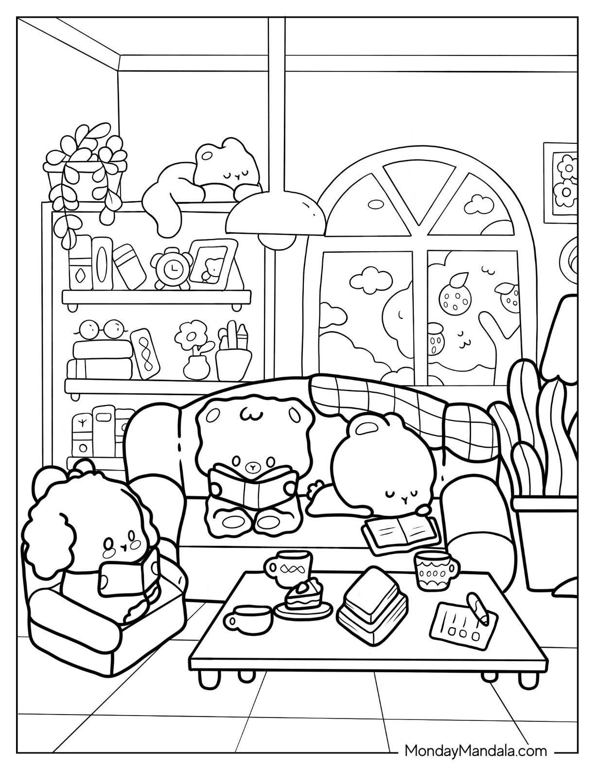 32 Cute Coloring Pages Free Printable 26