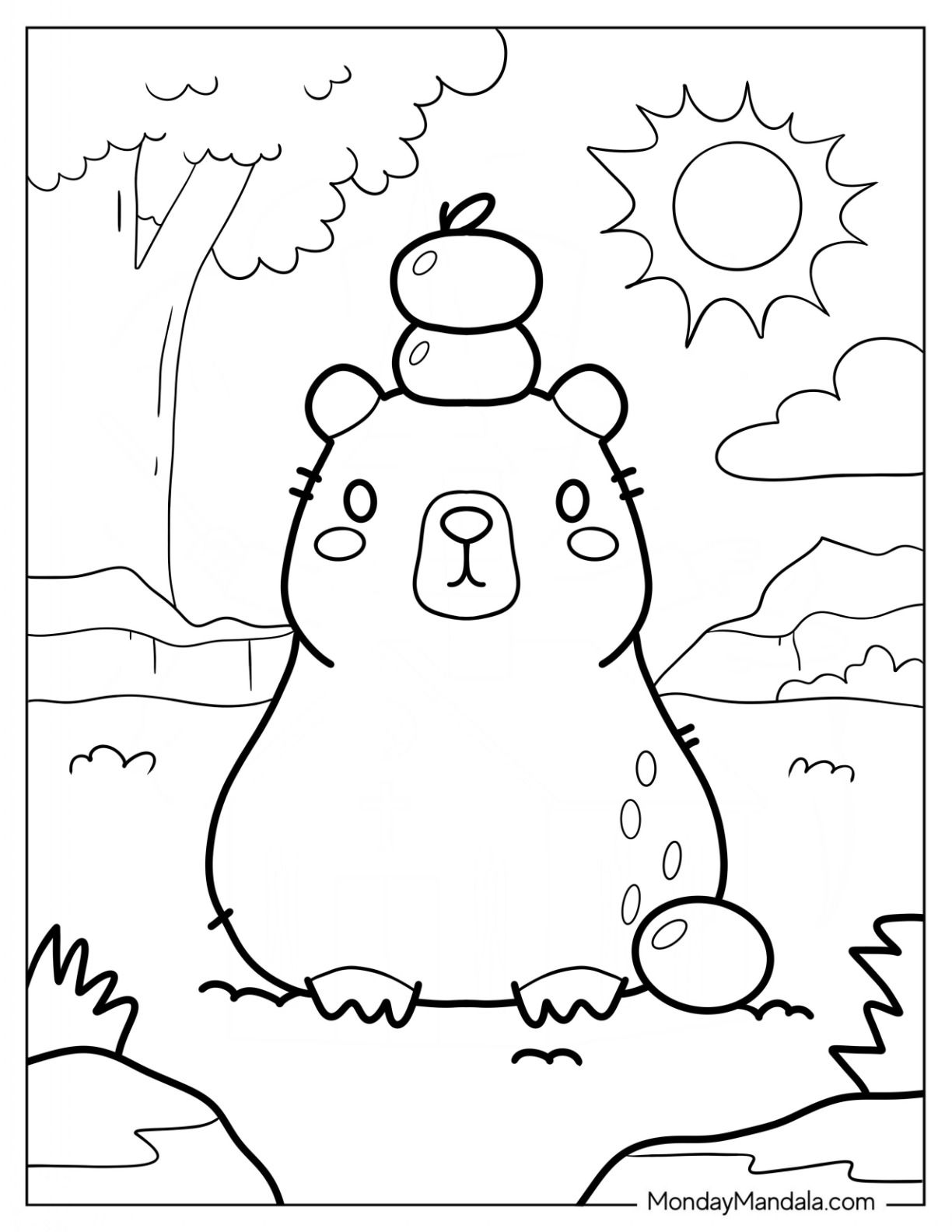 32 Cute Coloring Pages Free Printable 27