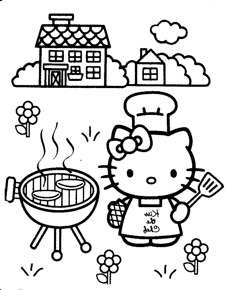 40 Hello Kitty Coloring Pages | Printable & Download Free