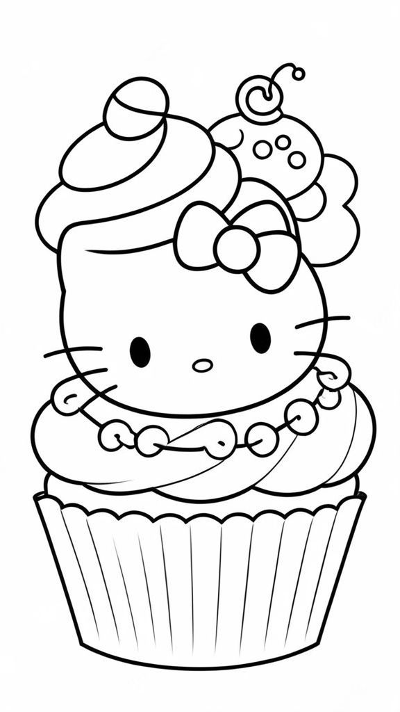 Adorable Hello Kitty Coloring Pages for Kids - Free Printables and Coloring Sheets!