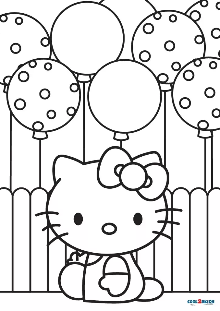 Free Printable Hello Kitty Coloring Pages For Pages