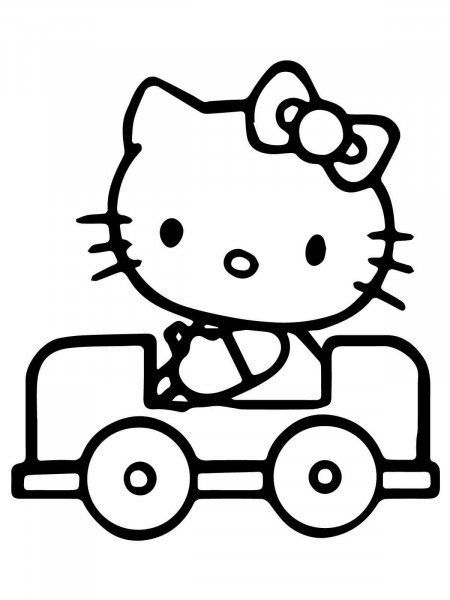 Hello Kitty coloring pages