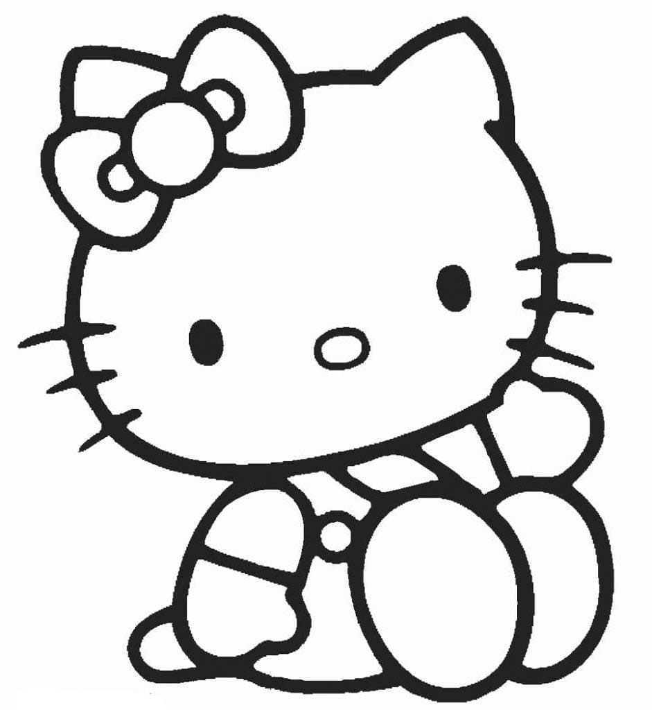 Hello Kitty Coloring Pages Free Printable 30