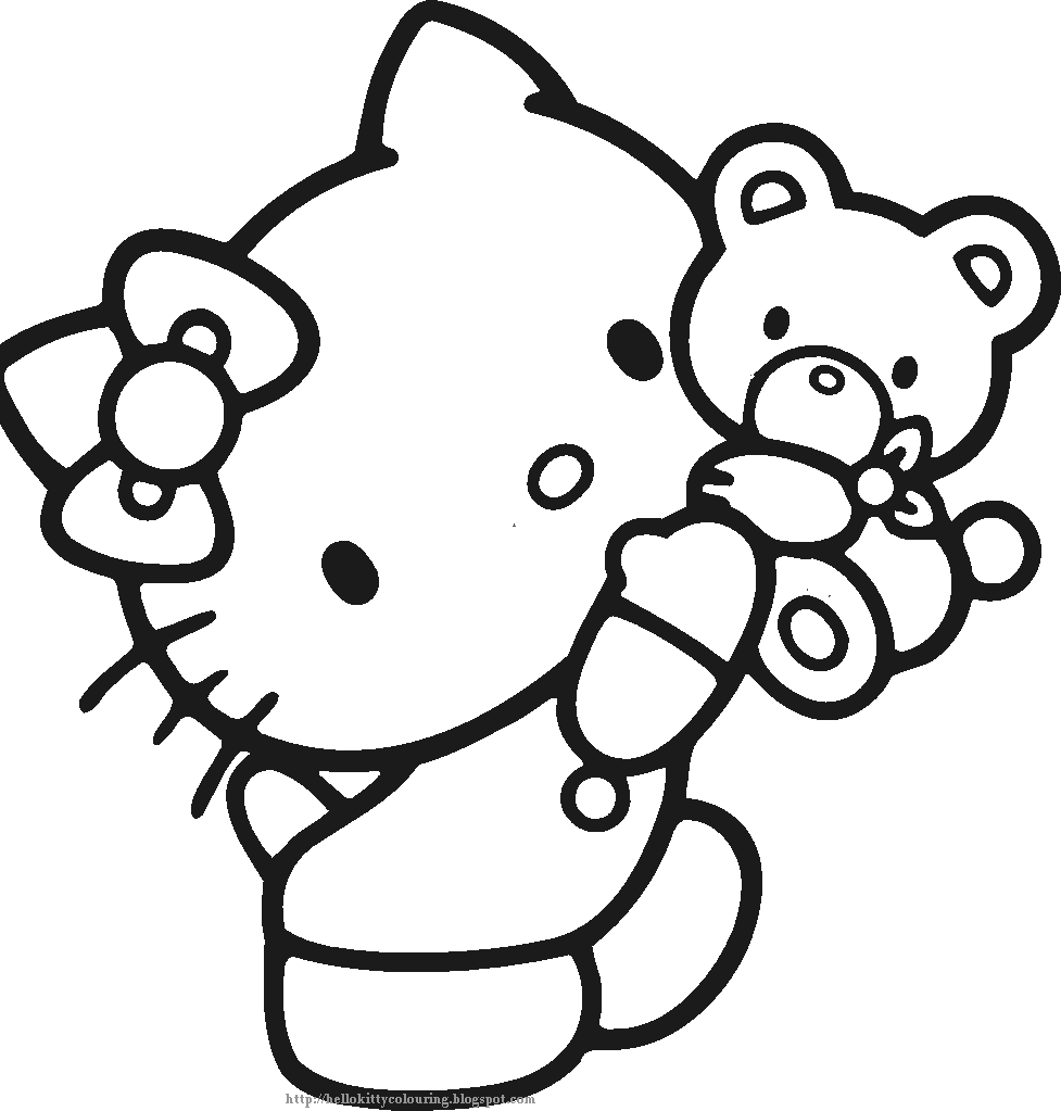 Hello Kitty Coloring Pages Wedding Printable 25