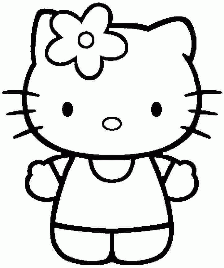 Hello Kitty Coloring Pages Wedding Printable 27