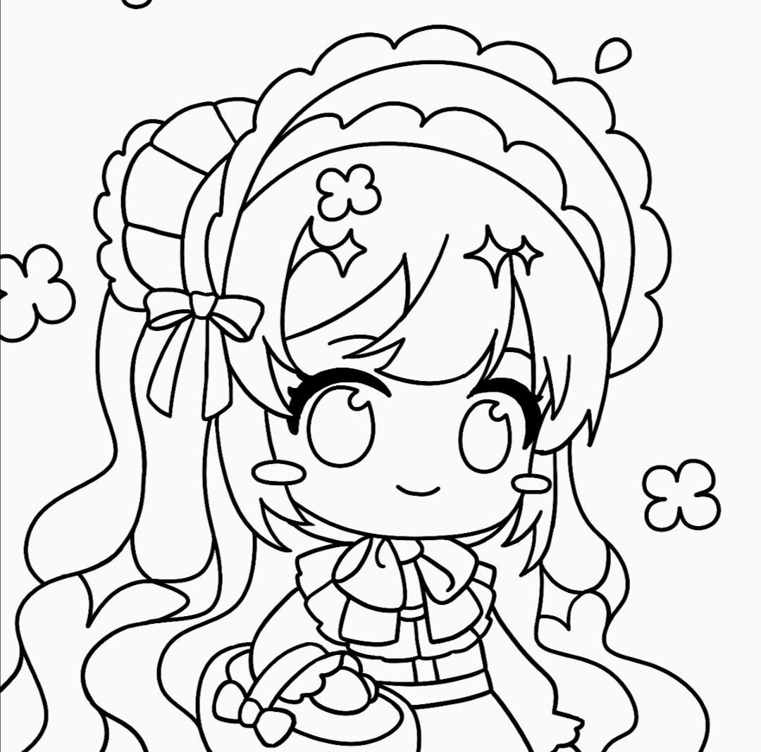 10+ Chibi Anime Coloring Pages for Kids & Adults Free Printable