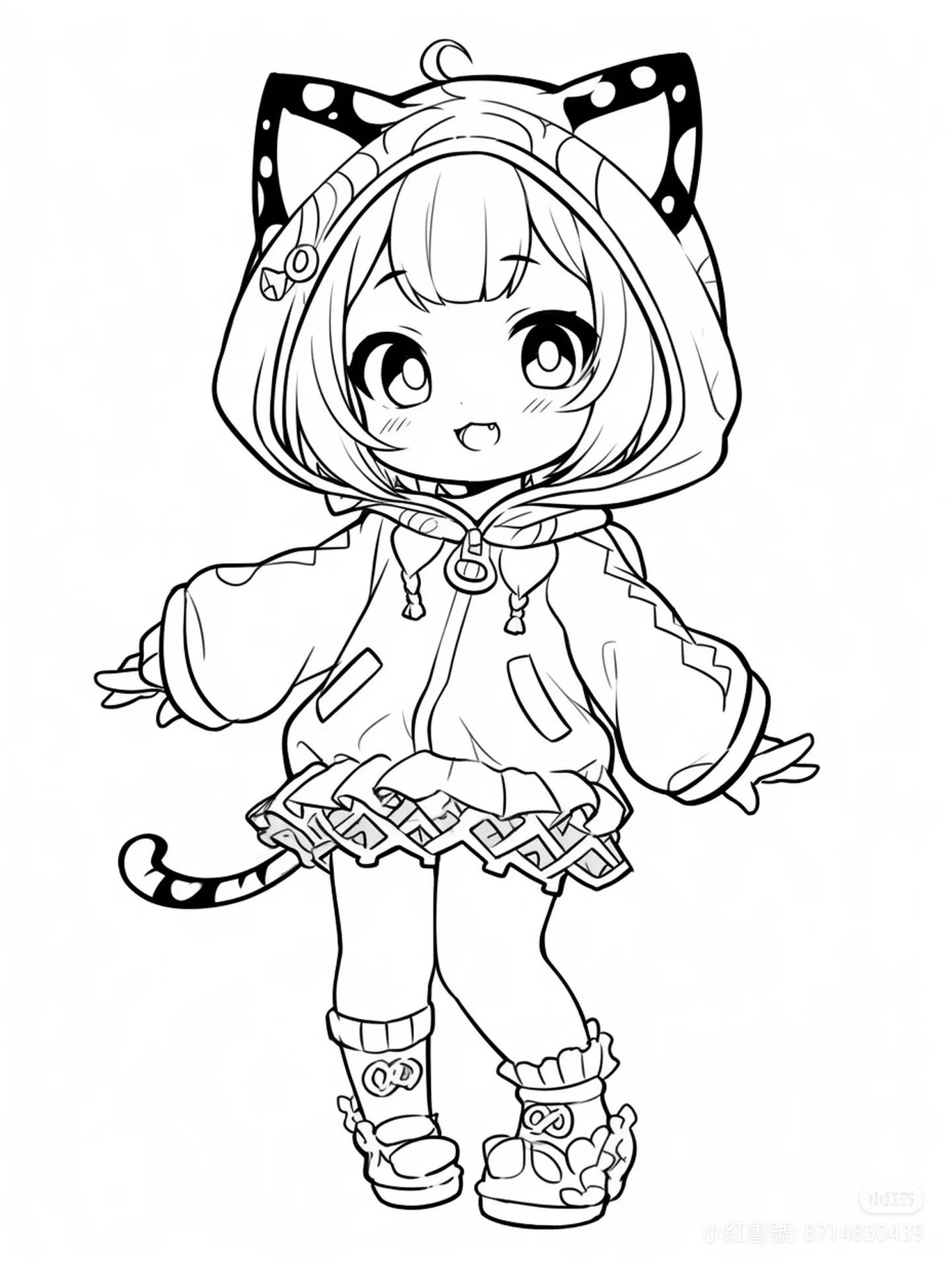 10+ Free Printable Chibi Anime Coloring Pages for Creative Coloring