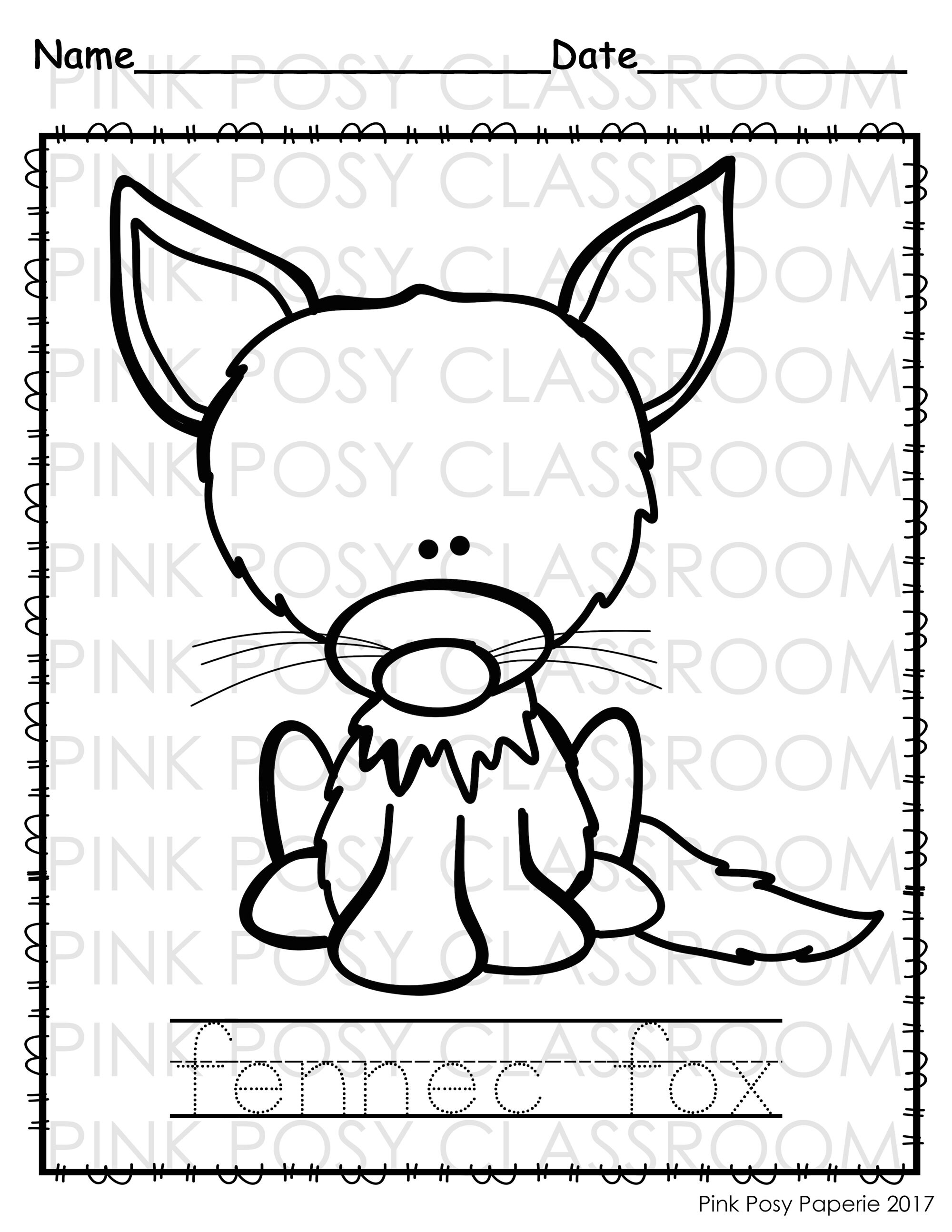 desert animals coloring pages for kids printable jpg