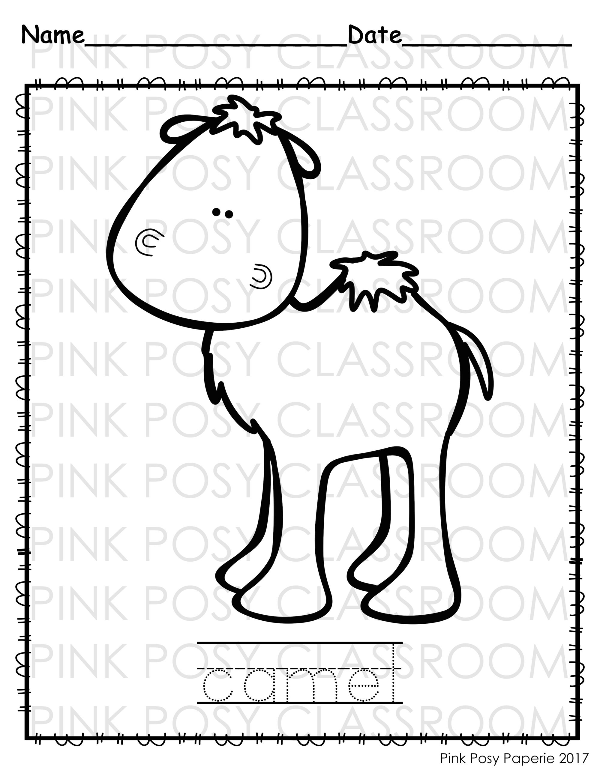 desert animals coloring pages for kids printable jpg