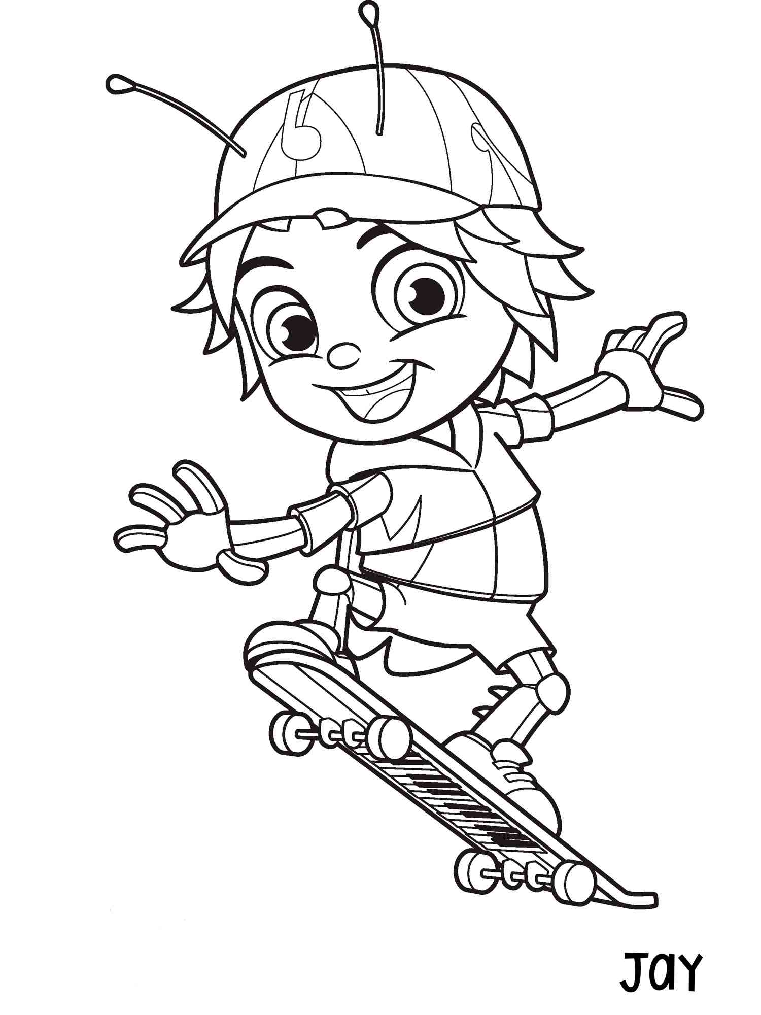 beat bugs coloring pages printable jpg