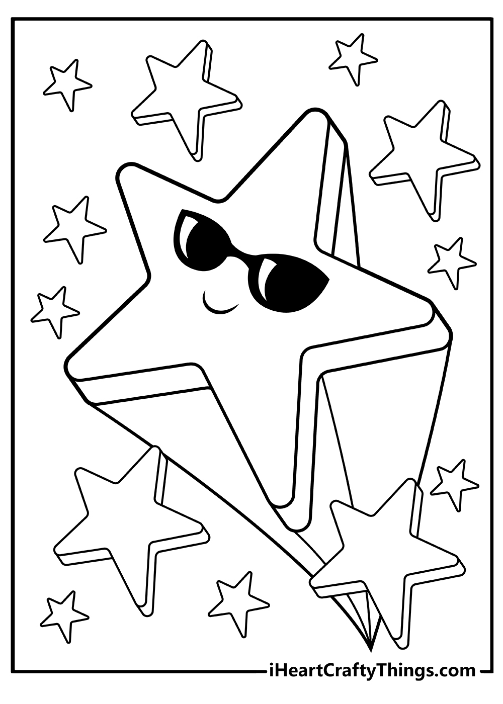 star coloring pages templates printable jpg