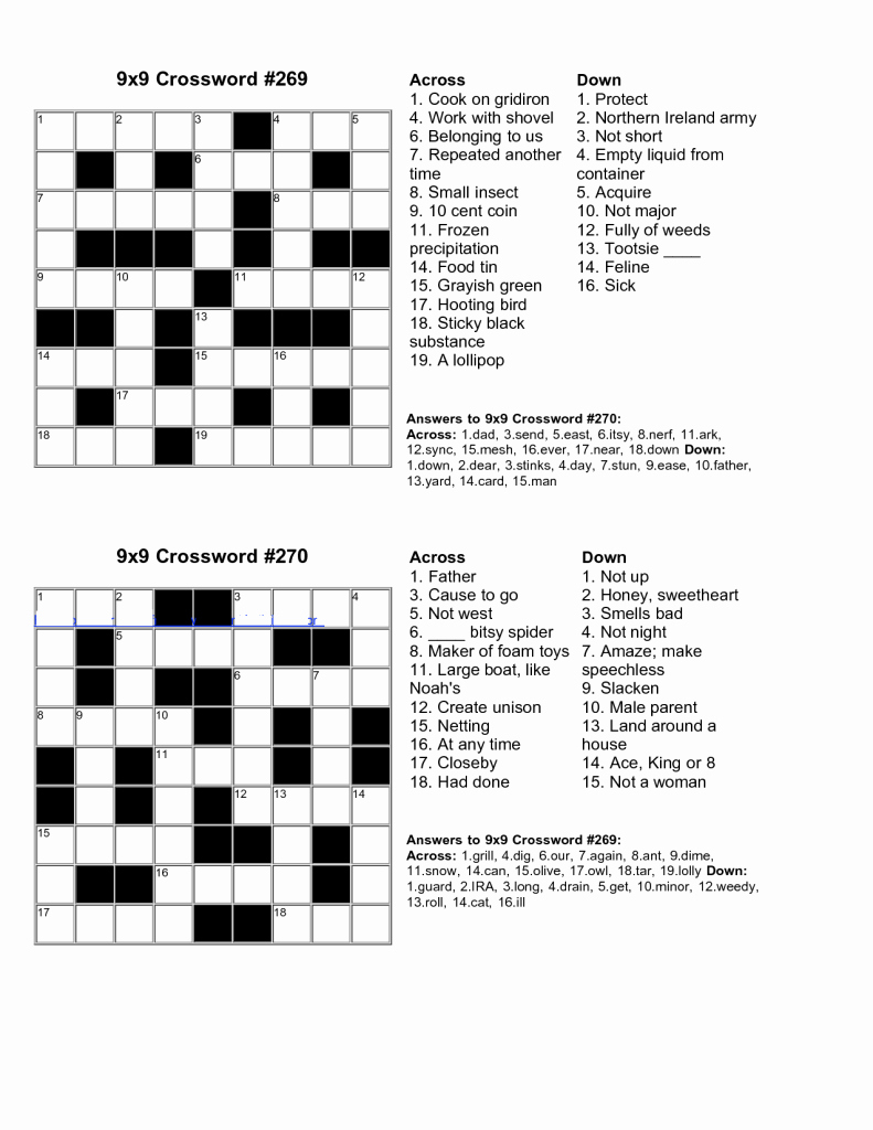 crossword puzzles for adults printable jpg