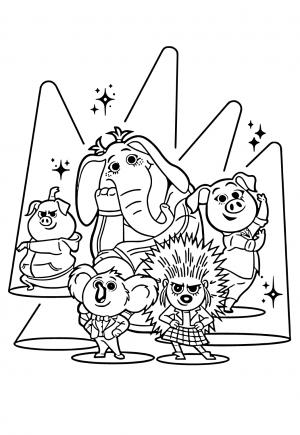 sing coloring pages printable jpg