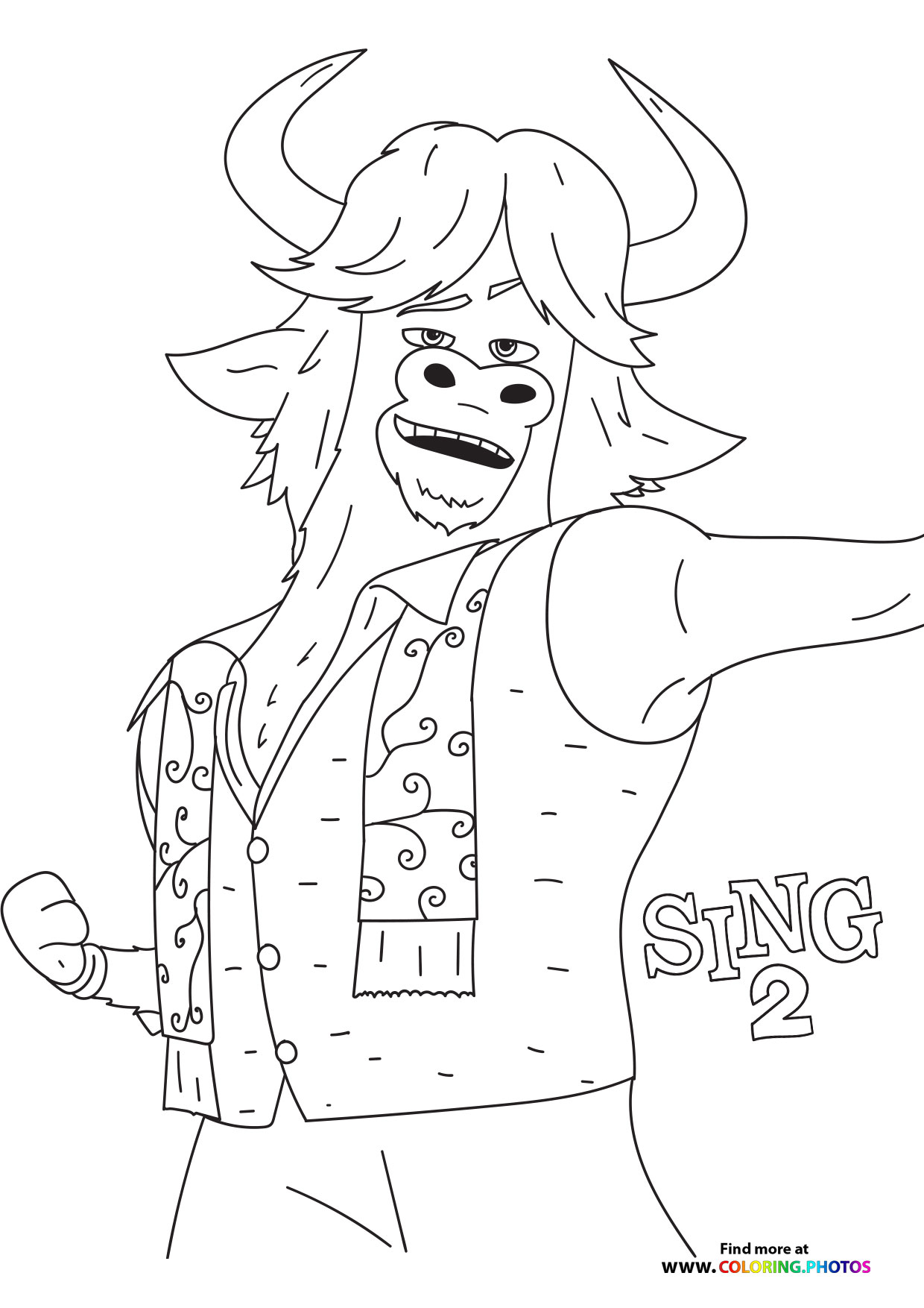 sing coloring pages printable jpg