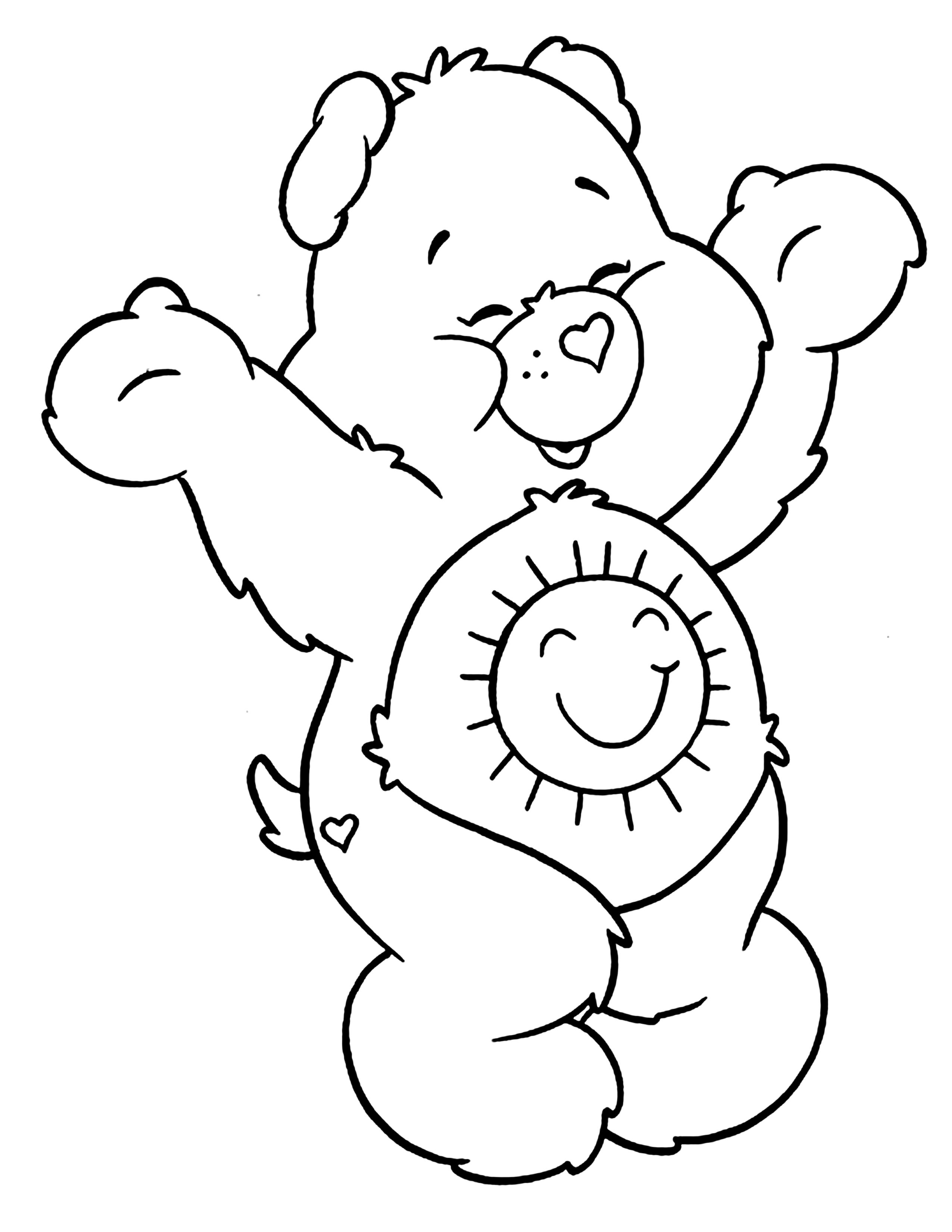 teddy bear coloring pages for kids printable jpg