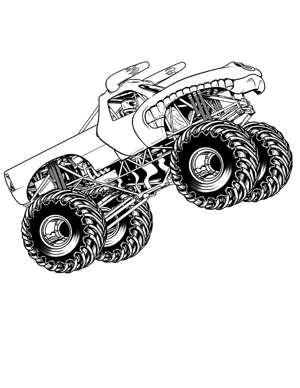 thrilling monster jam coloring pages printable jpg