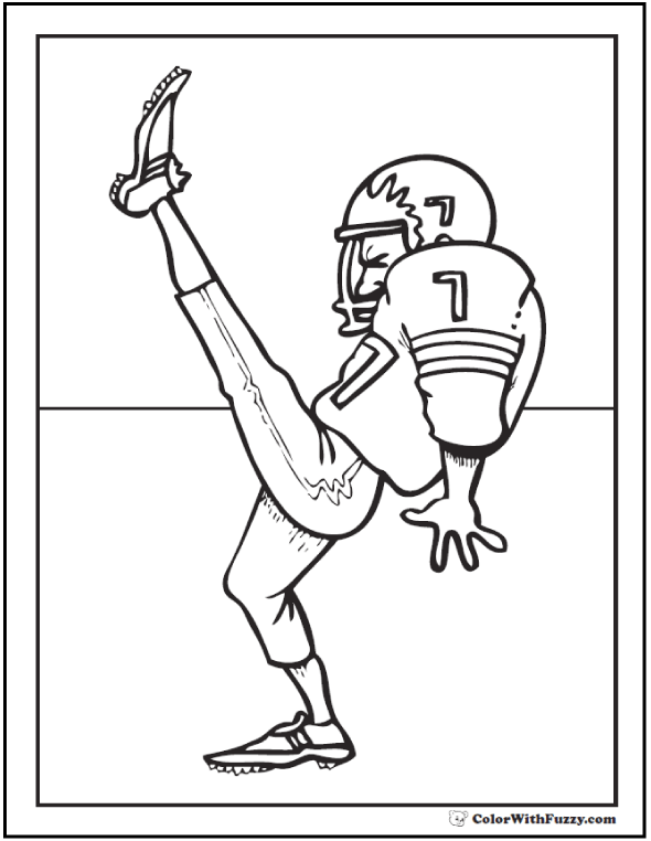 exciting football coloring pages printable jpg