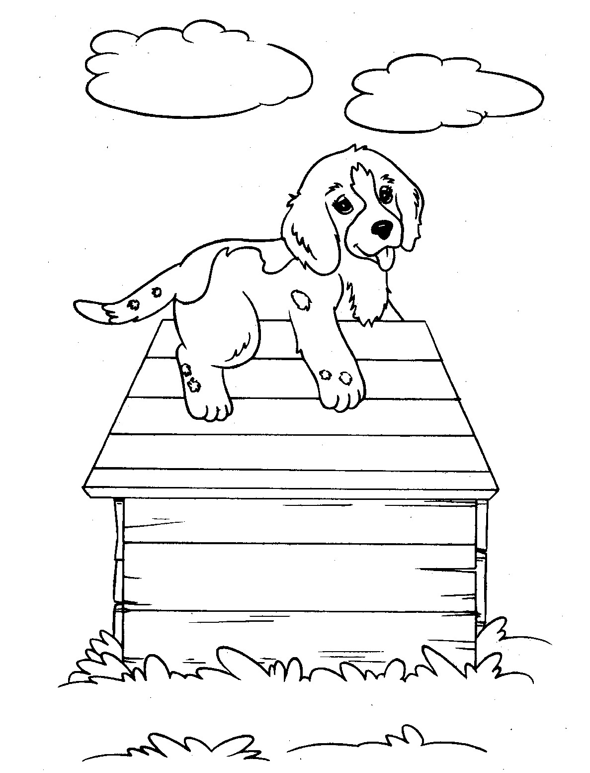 adorable puppy coloring pages printable jpg