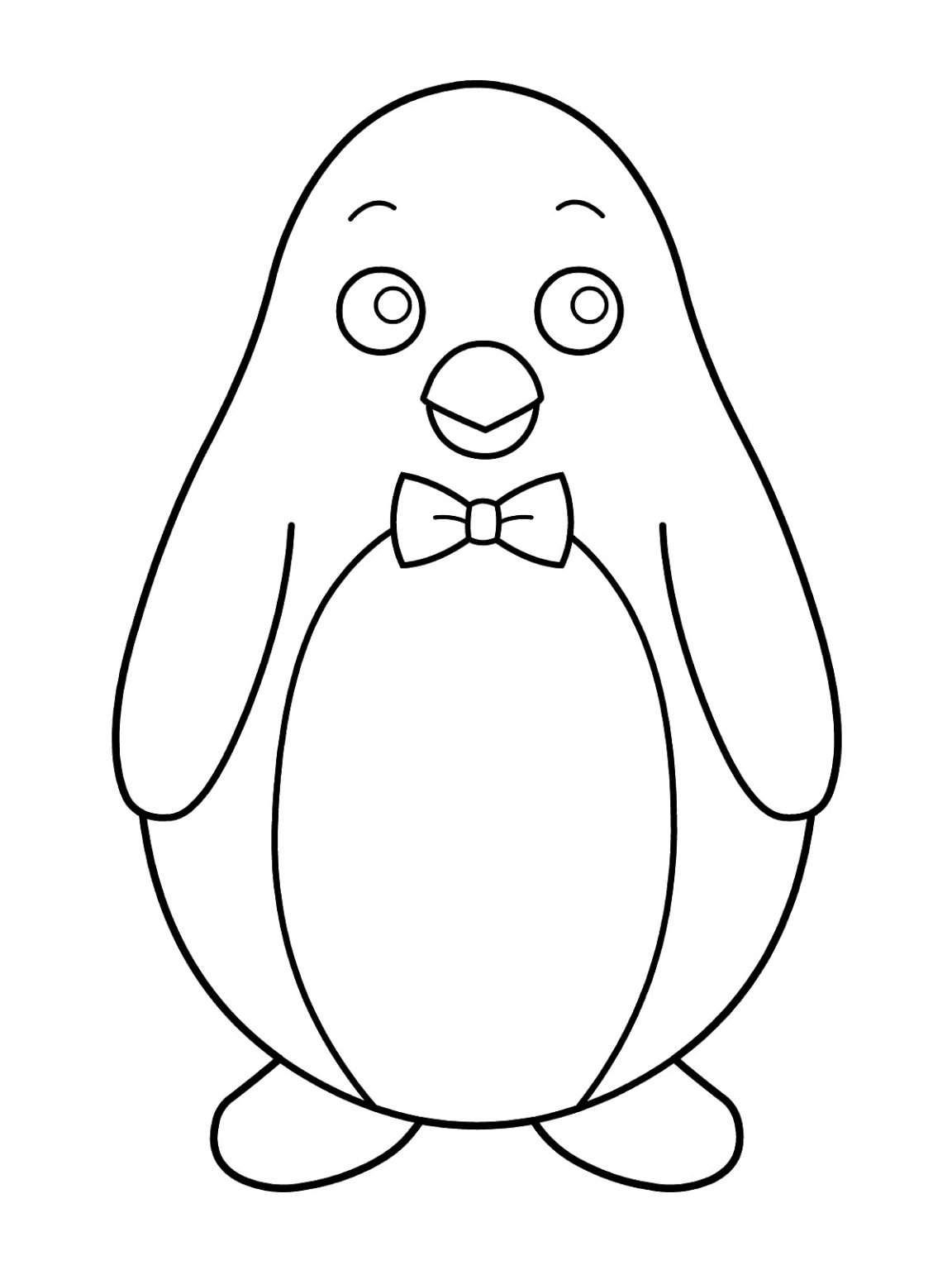 charming penguin coloring pages printable jpg