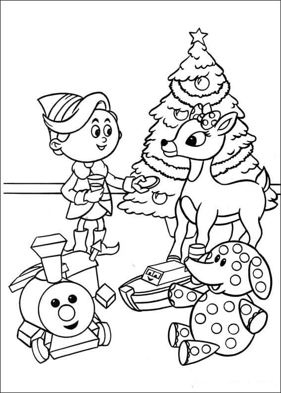 charming rudolph coloring pages printable jpg