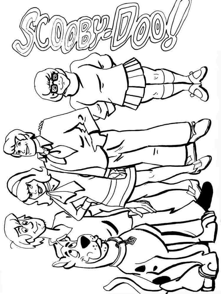 fun scooby doo coloring pages printable jpg