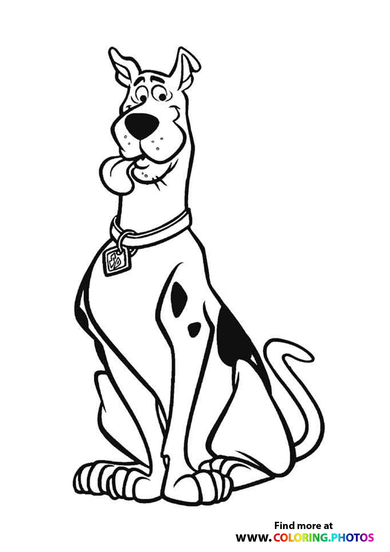 fun scooby doo coloring pages printable jpg