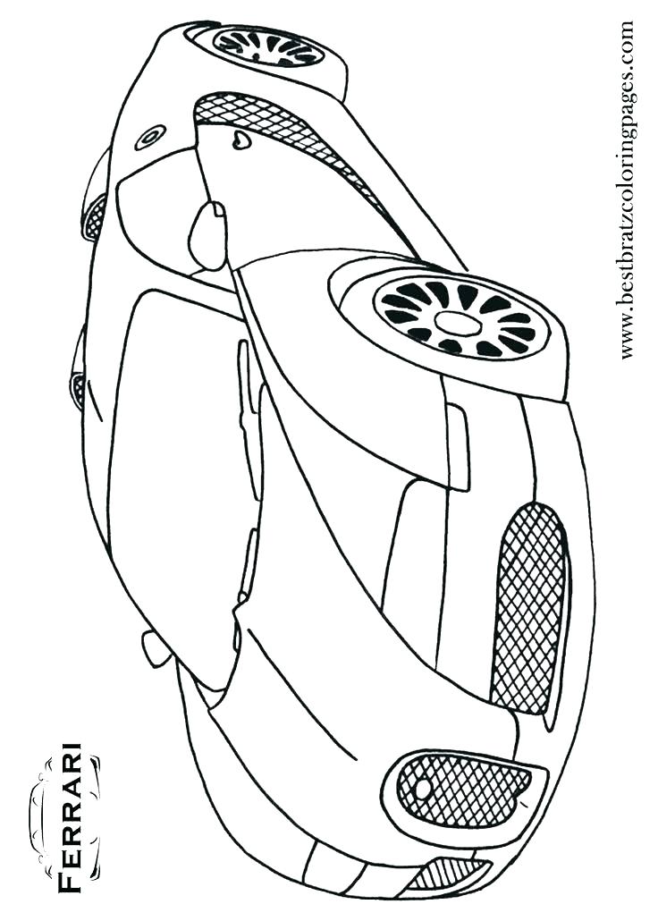 sleek ferrari coloring pages printable jpg