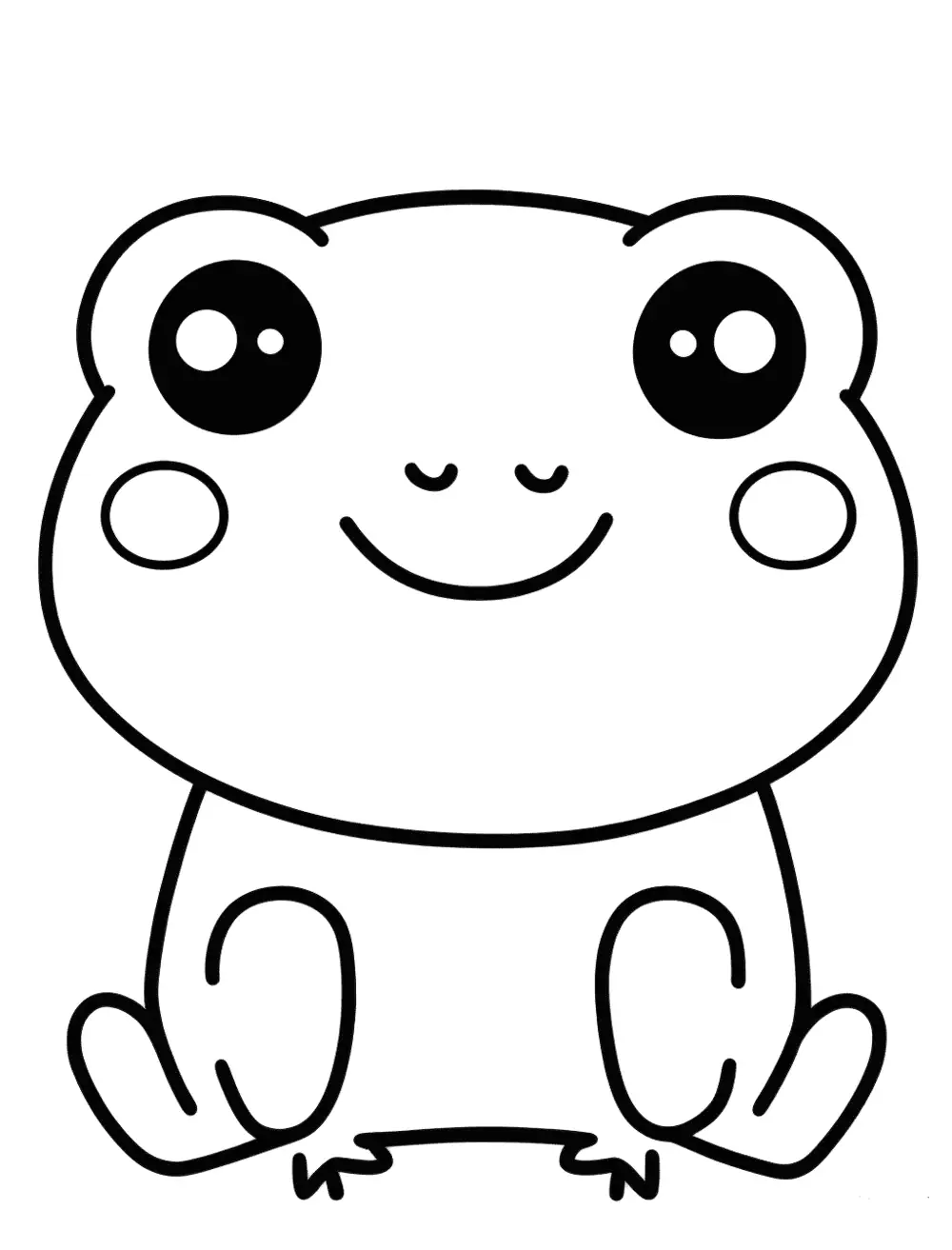 small frog coloring pages printable jpg