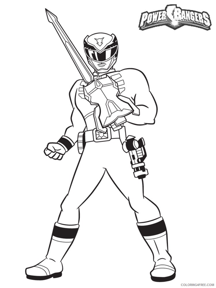 action packed power rangers coloring pages printable jpg