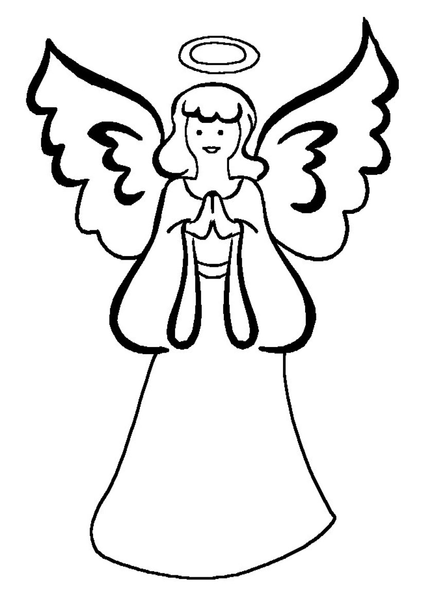 angelic angels coloring pages printable jpg