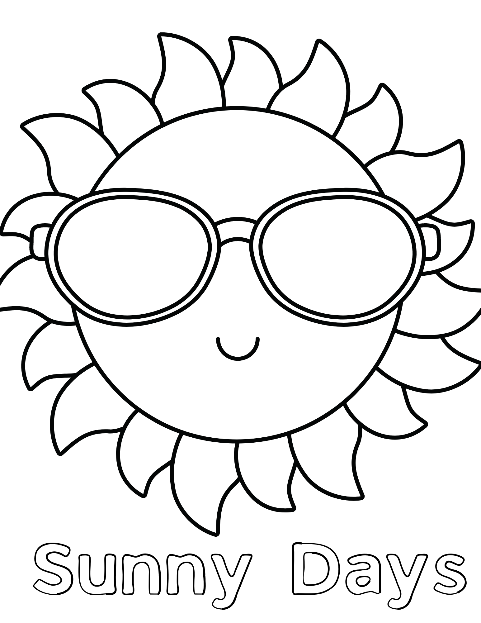 sun coloring pages printable jpg