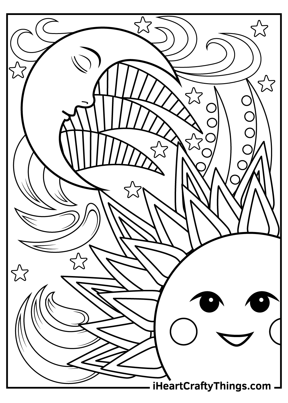 sun coloring pages printable jpg