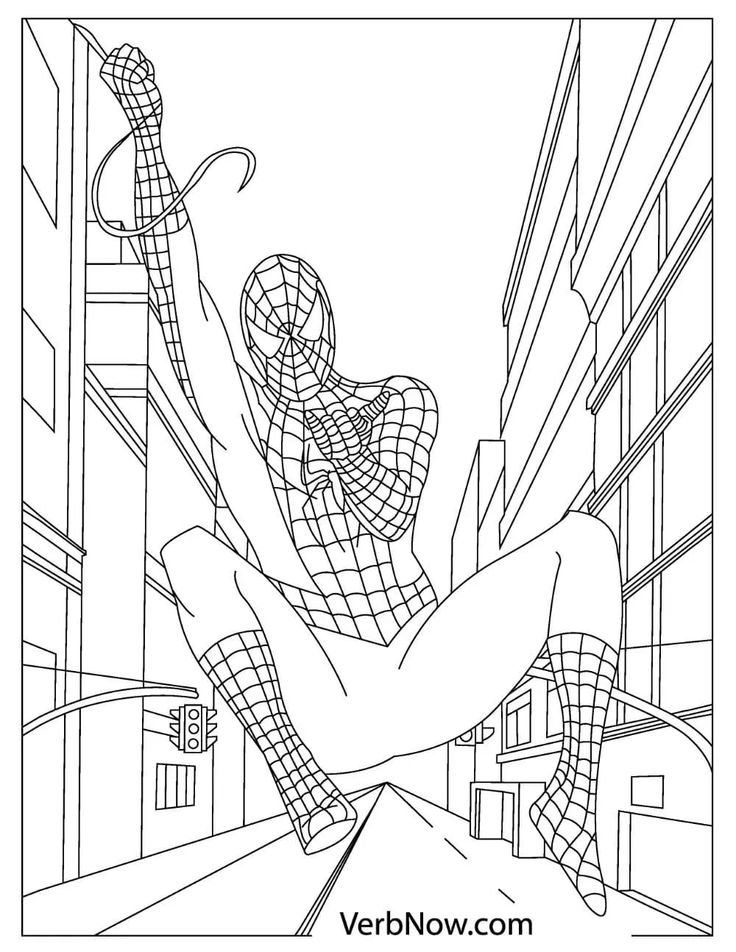 amazing spiderman drawing coloring pages printable jpg